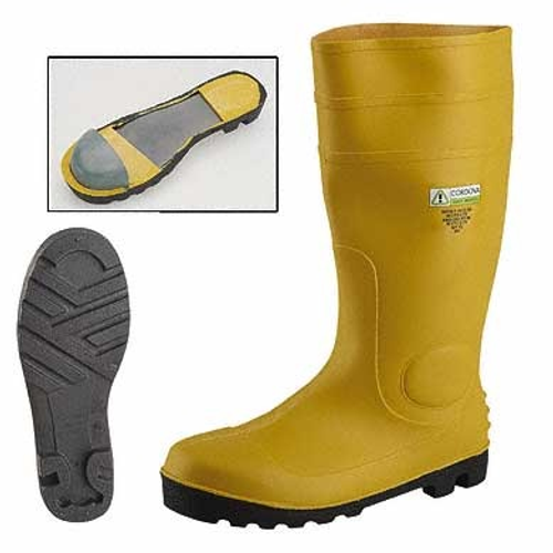 Pvc Safety Boot With Toe Cap & Midsole - Eezee