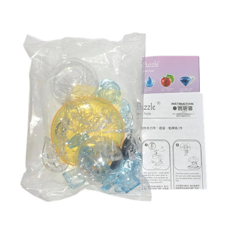 3d Crystal Puzzle Snoopy Astronaut Singapore Eezee
