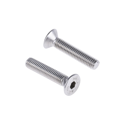 Rs Pro 3044801 Plain Stainless Steel Hex Socket Countersunk Screw Din 7991 M8 X 40mm 1 Box Of 