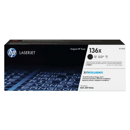 Hp 136x High Yield Black Original Laserjet Toner Cartridge W1360x Eezee 0308