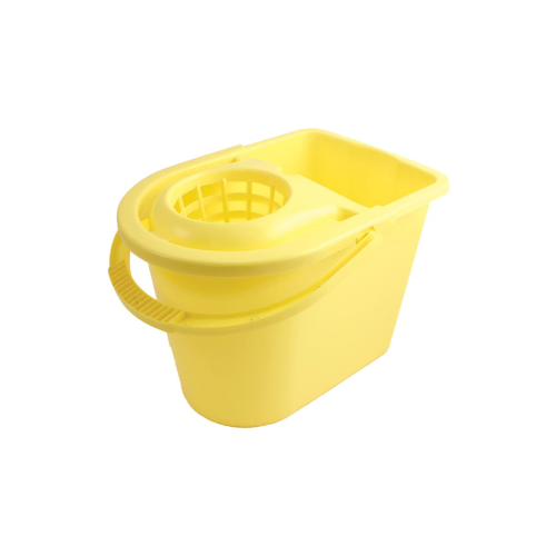Rs Pro 2371304 15L Plastic Yellow Mop Bucket With Handle Eezee