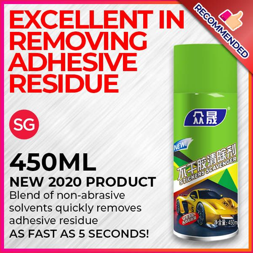 Sticker Adhesive Remover Spray ( Sticker Remover Car Home Commercial