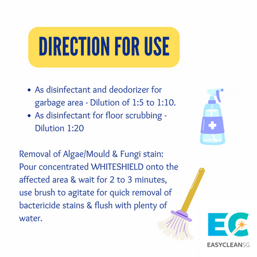 WHITESHIELD HOSPITAL GRADE DISINFECTANT 5L Eezee