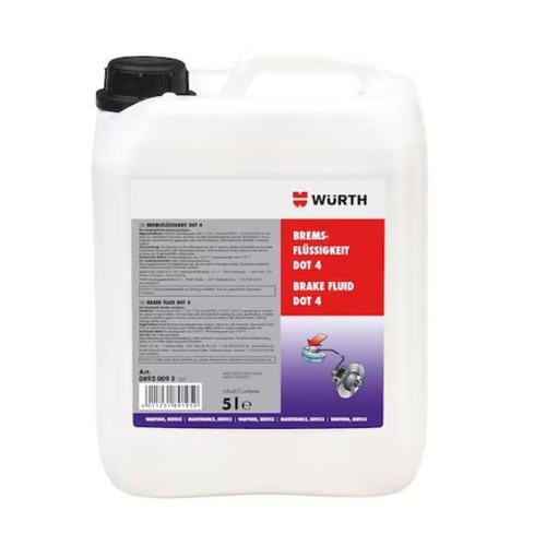 Wurth Brake Fluid 5L 25bottles/box Dot 4 Plus Eezee