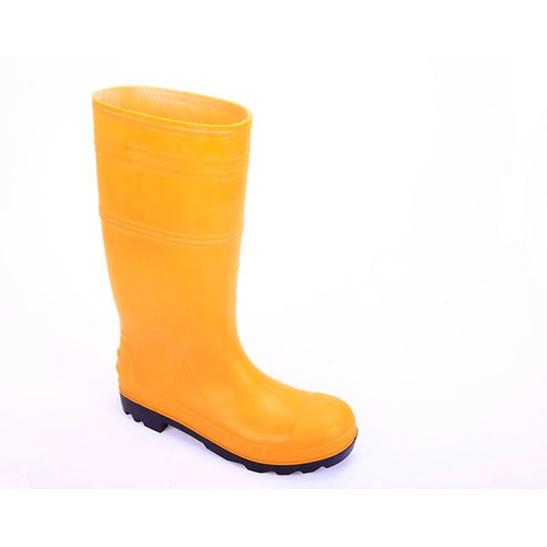 Yellow Pvc Boots/ Safety Boots/ Anti-slip/ Steel Toe Singapore - Eezee
