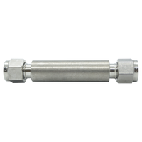 Rfs Stainless Steel 316 Compression Tube Fitting Ferrule, 12MM Od , Weldable Bulkhead With Double Ferrule