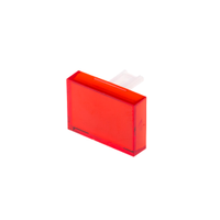 Rs Pro 7452584 Red Rectangular Push Button Lens for Use With SD16 Series
