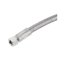 Rs Pro 1102247 2000mm Galvanized Steel Wire Hydraulic Hose Assembly, 190bar Max Pressure