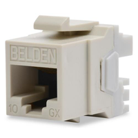 Belden AX102283 CAT6A 10GX Utp Modular Jack (keystone) Black