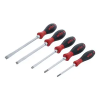 Wiha 53095 Screwdriver Set, Hd SLOTTED/PHILIPS, 5PC