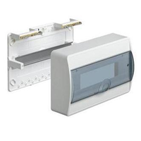 Hager VS112TVA Cosmo Flush Mounted Enclosure 1ROW 12MOD Transparente Door