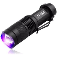 Tesa Ultra Violet Flashlight Black