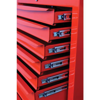 Senator SEN5941570K Roller Cabinet 7 Drawer 27" Red