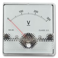 Multicomp Pro SD80/0-30V Meter, 81X81MM, 0-30V