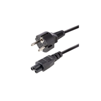 Startech 753E-3M-POWER-LEAD 3m Laptop Power Cord, Eu Schuko to C5