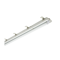 Rs Pro 1884686 140 W Fluorescent Batten Light, 230 V Batten Damp Proof Light, 2 Lamp, Anti-corrosive, 1.83 M Long,