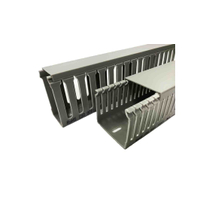 Rs Pro 3011968 Open Slot, W45 Mm X D45mm, L2m, Pvc - Rs Pro Grey Slotted Panel Trunking