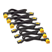 Apc AP8706R-WW Power Cord Kit (6 Ea), Locking, C13 to C14 (90 Degree), 1.8m