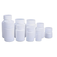 Temotuf TFSL0221100A 21100A 100ml Milky Food Grade Round Mouth Plastic Pharmaceutical Bottle With Screw Cap (Pk-100)