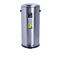 Eco Pedal Bin Belle 30L Matt Steel