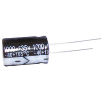 Rs Pro 7060567 100 Microfarad Aluminium Electrolytic Capacitor 6.3V Dc, Radial, Through Hole