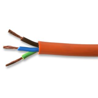 Multicomp Pro 3183Y-0.75MMORN100M Flex Cable, 3CORE, Org, 0.75MM2, 100M