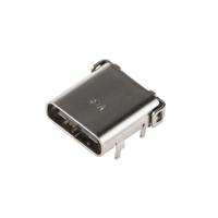 Rs Pro 8950556 Rs Pro Right Angle, Pcb Mount, Socket Type C Usb Connector