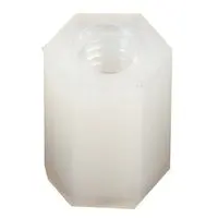 Duratool D01488 Hex Threaded Spacer, NYLON66, Natural