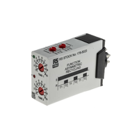 Rs Pro 1785023 Plug in Single Function Timer Relay, 12 ? 240V ac/dc, Dpdt, 0.1 S ? 10days