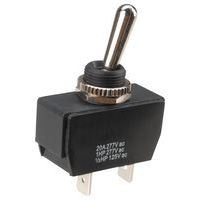 Multicomp Pro MCR13-447A1-01-HR Toggle Switch, Spst, 16A, 250VAC, Panel