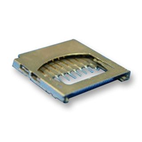 Multicomp Pro SDBMF-00915B1T2 Memory Socket, Sd Card, PUSH/PUSH, 9POS