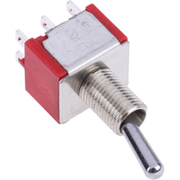 Rs Pro 394475 Toggle Switch, Panel Mount, On-On, Dpdt, Solder Terminal