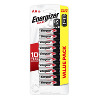 Energizer Alkaline Battery Max (aa) 16 Per Pack