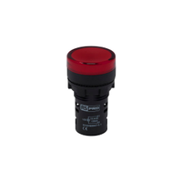 Rs Pro 7918573, Panel Mount Red Led Pilot Light, 22mm Cutout, IP65, Round, 12V ac/dc