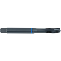 Swisstech SWT1852030B Threading Tap, M10 X 1.5mm, Metric Coarse, Spiral Point, Vanadium High Speed Steel, Steam Tempered, Blue