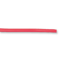 Multicomp Pro PVC-4-2-CL Sleeving, Ins, 4MM, Red, 100M