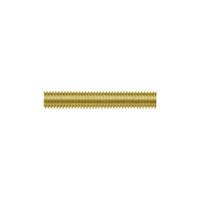 Rs Pro 4687112 Plain Brass Threaded Rod, M6, 1m