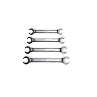 Kennedy-Pro KEN5821170K 11/16in., Set of 4, Chrome Vanadium Steel - Imperial, Flare Nut Spanner Set, 5/16