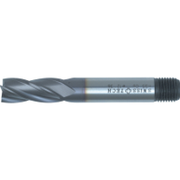 Swisstech SWT1633640A 36, End Mill, Regular, Threaded Shank, 9mm, Cobalt High Speed Steel, Ticn