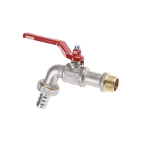 Rs Pro 0486192 Chrome Plated Brass Lever Bib Tap, 1/2in