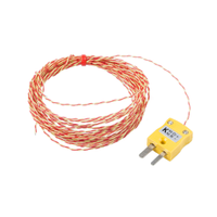 Rs Pro 8479716 Type K Thermocouple 5m Length, 1/0.2mm Diameter → +250°C
