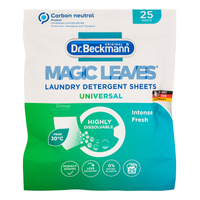 Dr. Beckmann Magic Leaves Laundry Detergent Sheets Universal 25 Per Pack