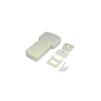 Rs Pro 1947494 Grey Abs Hand Held Enclosure, Integral Battery Compartment, Display Window, IP54, 210 X 110 X 41mm