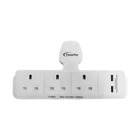 Powerpac Extension Wall Socket (PP288U) 1 S