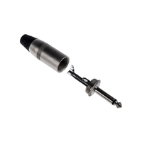 Rs Pro 3951080 Jack Connector 6.35 Mm Cable Mount Mono Plug, 2Pole