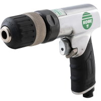 Kobe Green Line KBE2702152K FPD375, Air Drill, Air, 1800rpm, Keyless, 1 to 10mm, 1/4in., 336W