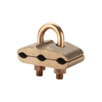 Panduit GPC3250-38-X Bronze Grounding Clamp U-BOLT for 3 Cables (x 10PCS)