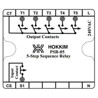 Hokkim PSR-05 Sequence Relay Through Contacts 5-STEP