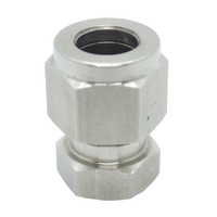 Rfs Stainless Steel 316 Compression Tube Fitting Ferrule, 18MM Od , Cap With Double Ferrule