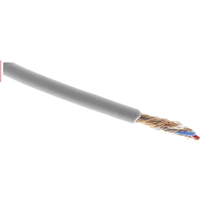 Rs Pro 2075313 Screened 2 Core Microphone Cable, 0.05 Mm² Csa, 3.1mm Od, 100m, Grey